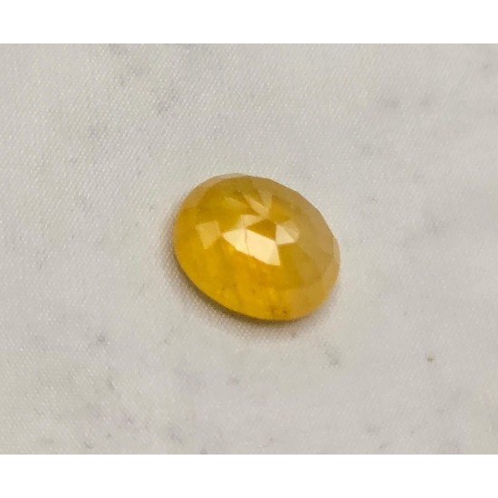 Bankok Pukhraj Stone – Natural Certified Yellow Sapphire